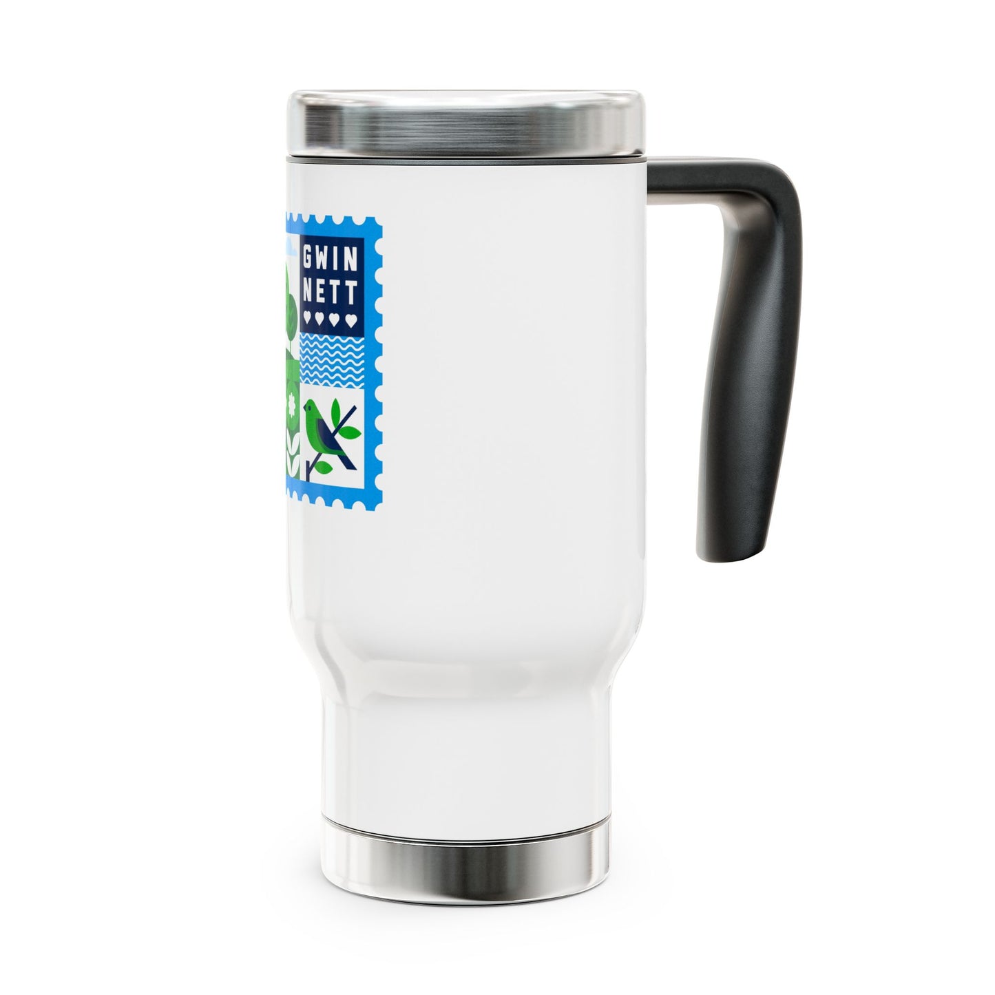 Gwinnett Stamp Eco-Friendly Stainless Steel Mug,
