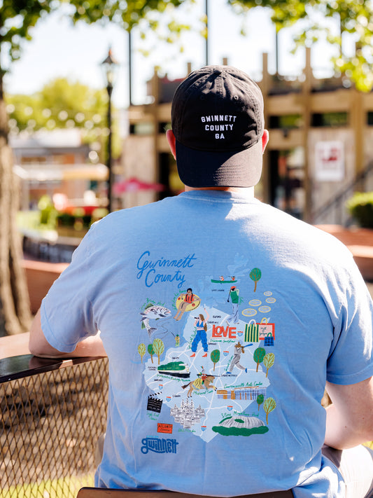 Gwinnett County Embroidered Baseball Cap