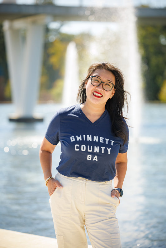 Explore Gwinnett Unisex V-Neck Tee