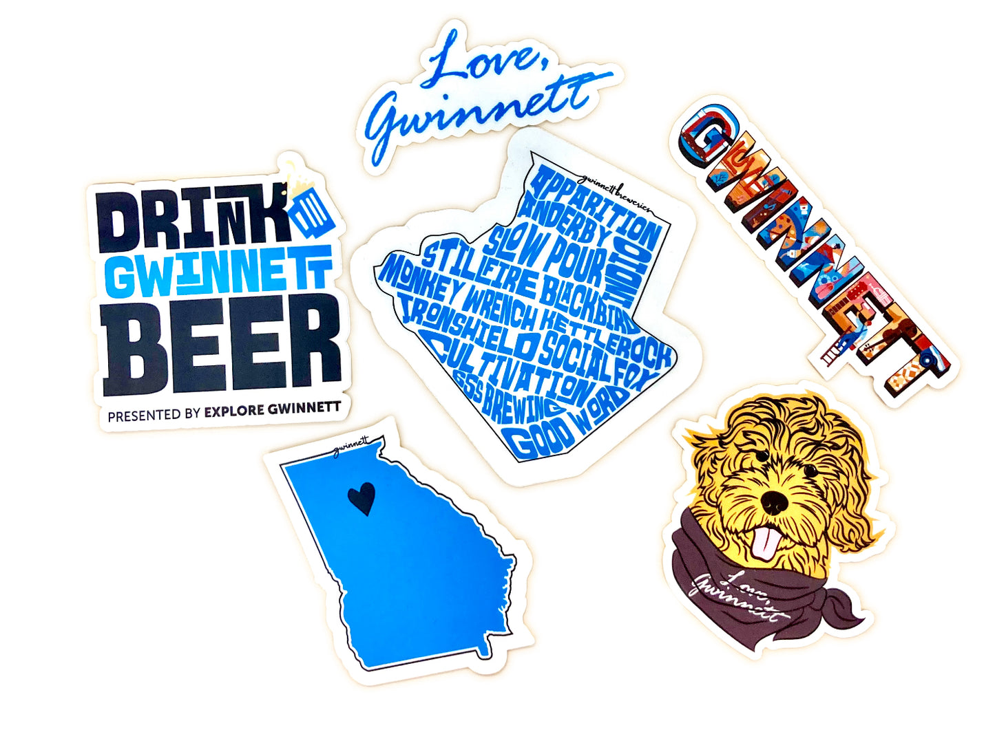 Gwinnett Stickers